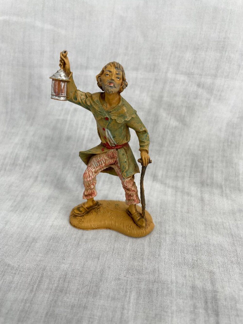 Vintage Rare Fontanini Mordecai Man with Lantern